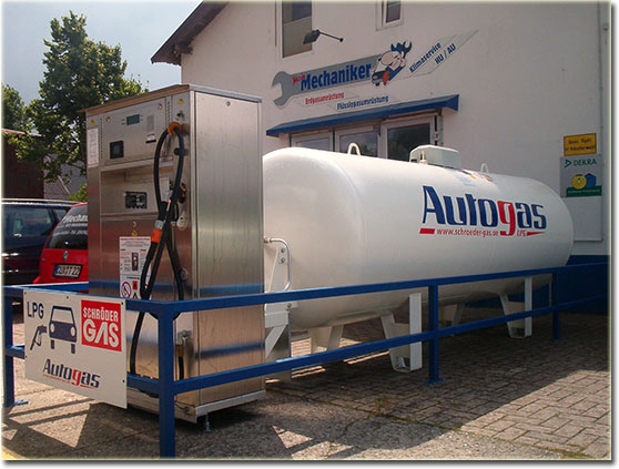 LPG-Tankstelle